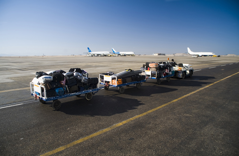 Baggage runway airport