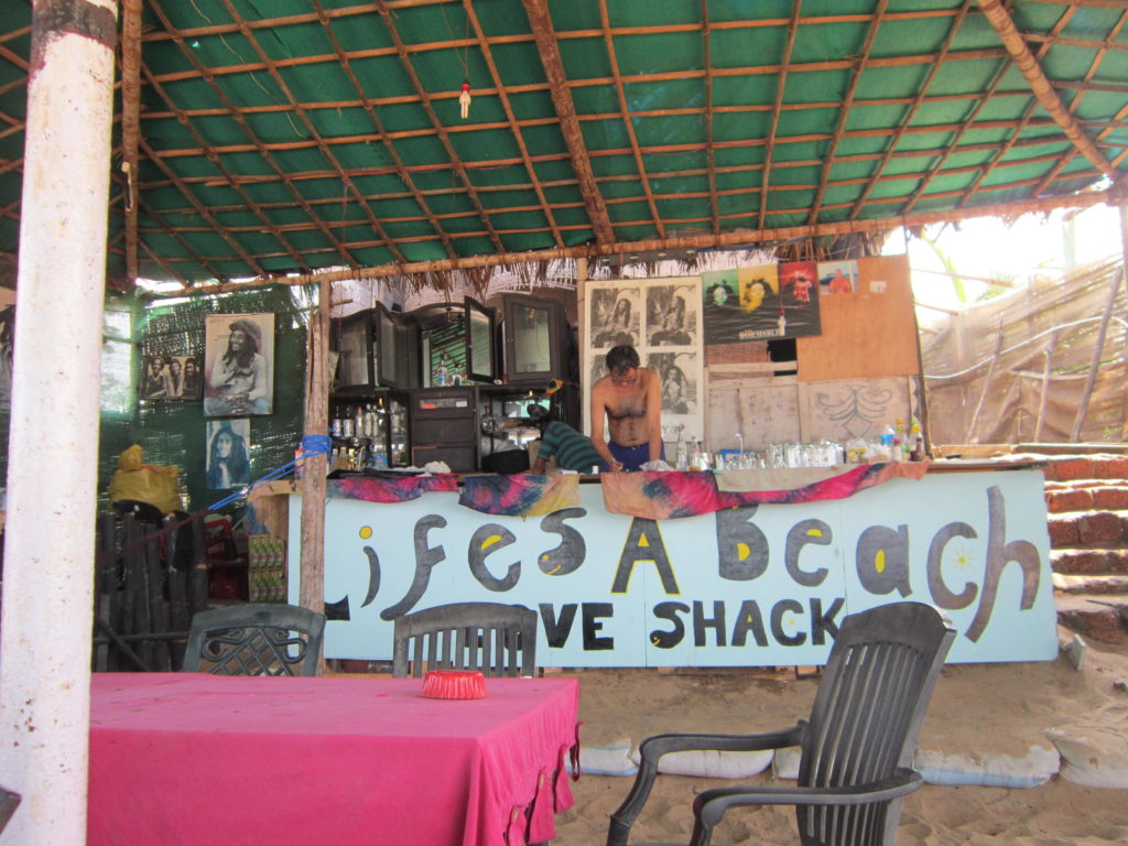 Love Shack on Calangute beach Goa India