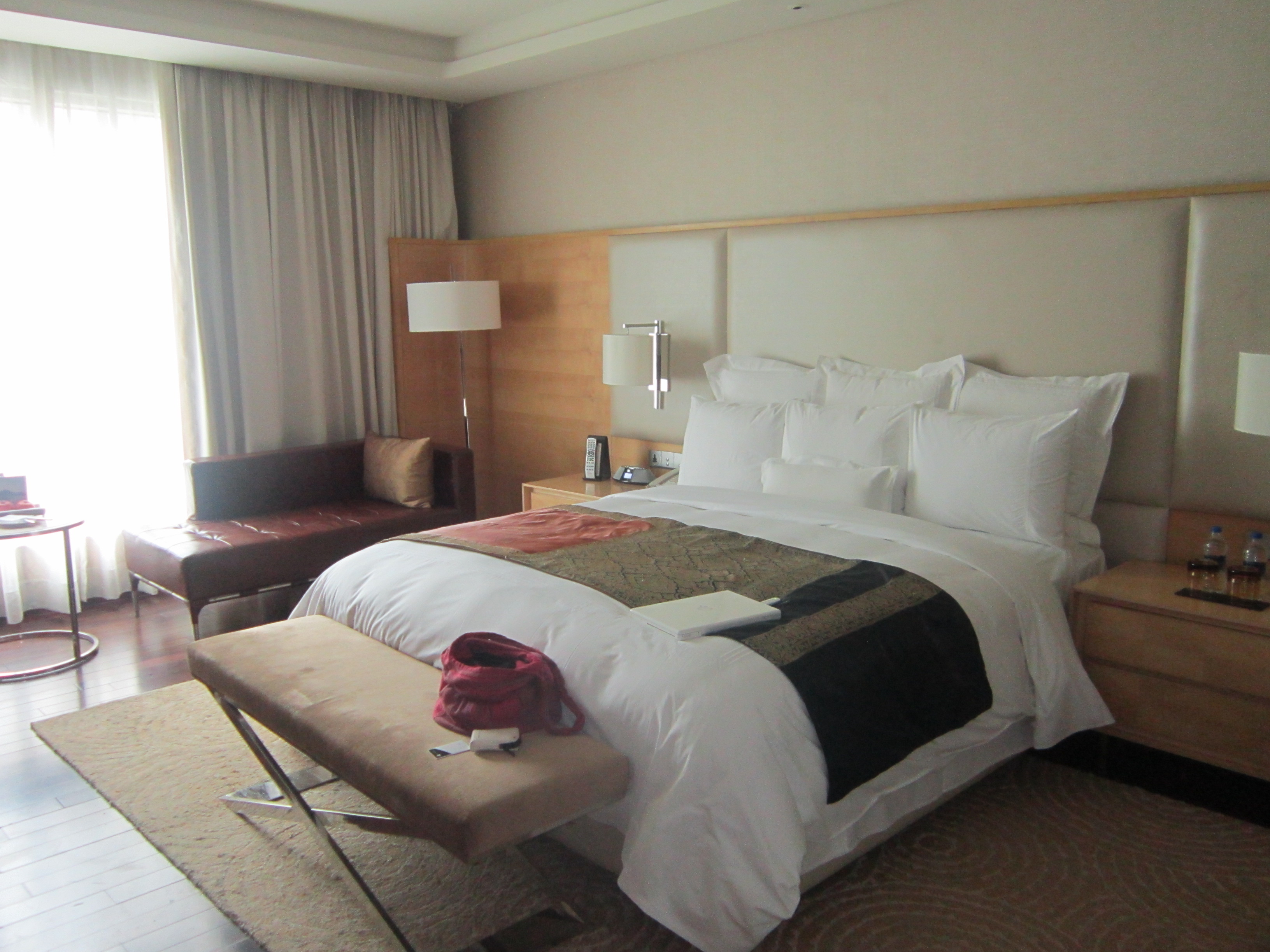 Chandigarh India JW Marriott hotel room