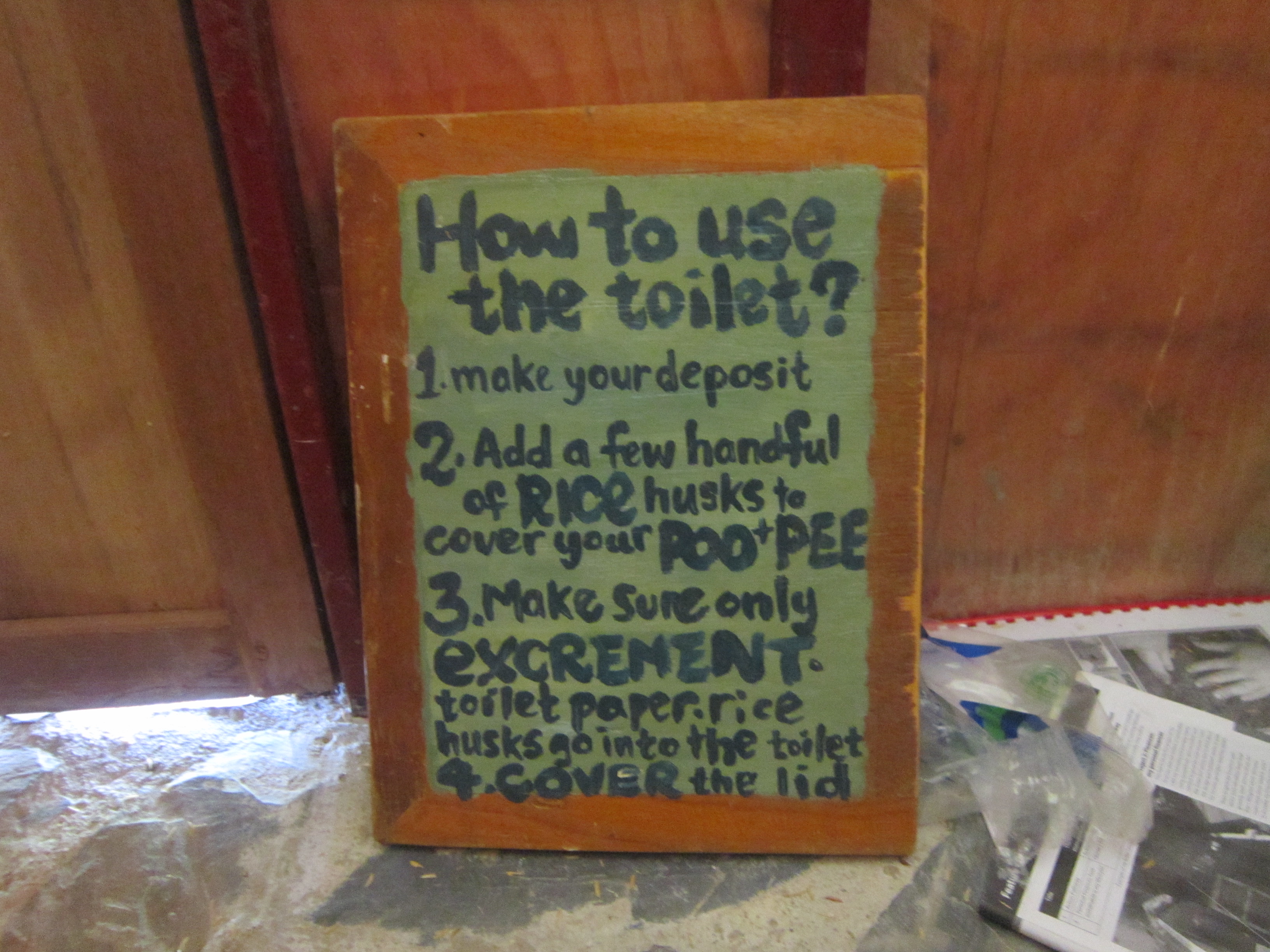 Thailand compost toilet