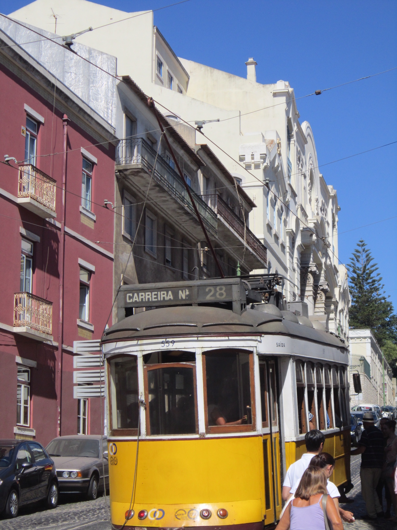 Lisbon Portugal Famous streetcars