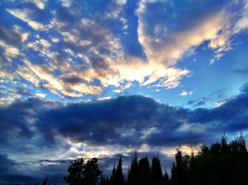 Spain sky clouds sunset