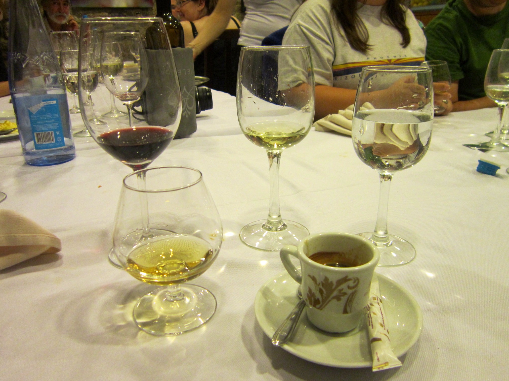 Viana do Castelo five different alcohol glasses